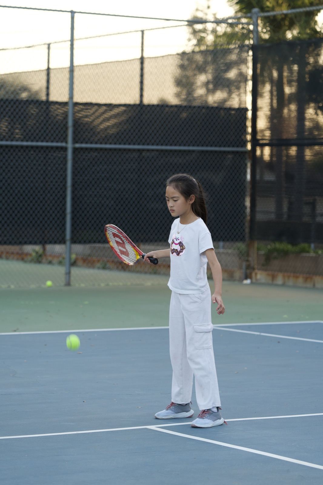 Player tossing for a serve